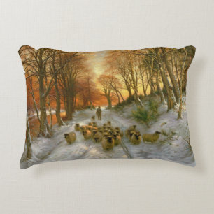 Gloed met tint van avonduren accent kussen