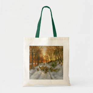 Gloed met tint van avonduren tote bag