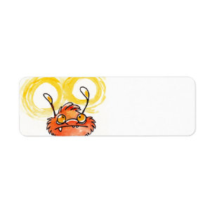 Gloed Monster Blank Return Address Label