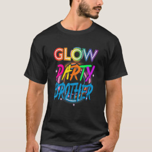 Gloed Pa gloed doorsnedeplaatdeffect T-shirt