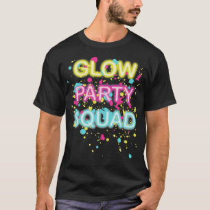 Gloed Party Squad Shirt - Paint Splatter Effect Ne