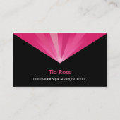 Gloed-reeks - Roze Visitekaartje (Achterkant)