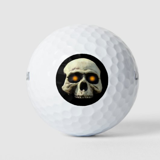 Gloed Skull Golfballen (Voorkant)