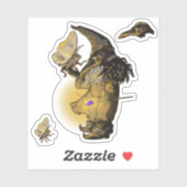 gloed sticker (Vel)