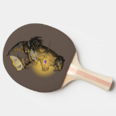 gloed tafeltennisbatje (Zijkant)