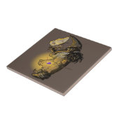 gloed tegeltje (Zijkant)