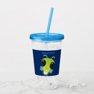 Gloed van de klap de firefly illustratie van de ca acryl drinkbeker