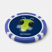Gloed van de klap de firefly illustratie van de ca poker chips (Enkel)
