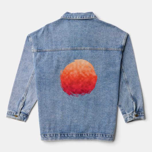Gloed van Emberblush Denim Jacket (Achterkant)
