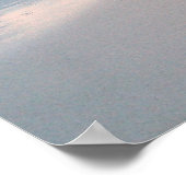 Gloed van Roze op een Sunset Beach Poster (Hoek)