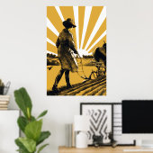 gloedbeeld Poster afdrukken (Thuiskantoor)