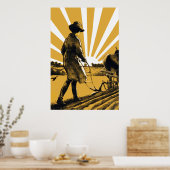 gloedbeeld Poster afdrukken (Keuken)