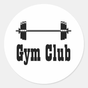 Gloedgymzaal Ronde Sticker