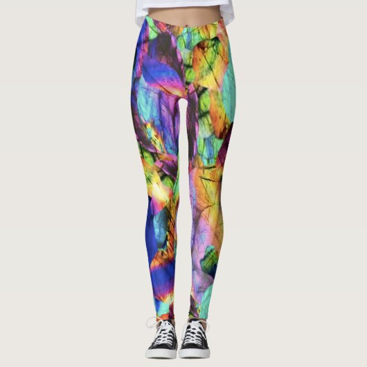 Gloedkoralen Leggings (Voorkant)