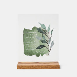 Gloednieuwe afsluitende offerte Acryl Teken voor G Bord