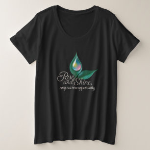 Gloei van Binnenuit – Sta Op en Schijn Mooi Grote Maat T-shirt