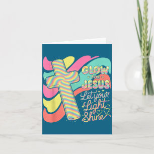 Gloei Voor Jezus Christelijk Geloof Leeuw God Chri Kaart