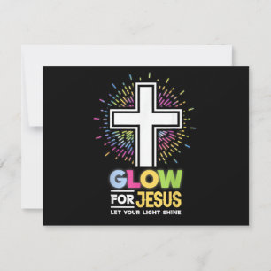 Gloei voor Jezus Christelijk Kruis T-shirt Jezus C