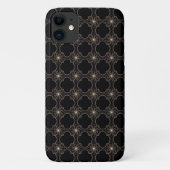 gloeiend abstract patroon op zwart Case-Mate iPhone case (Achterkant)