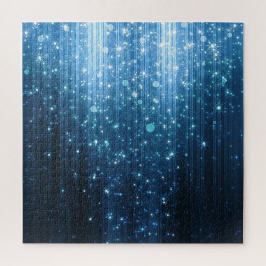 Gloeiend Abstract: verlichte achtergrondkunst. Legpuzzel (Verticaal)