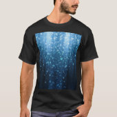 Gloeiend Abstract: verlichte achtergrondkunst. T-shirt (Voorkant)