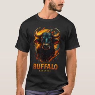 Gloeiend Buffalo Hoofd T-Shirt