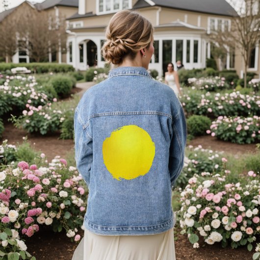gloeiend denim jacket (Huwelijk Achterkant)