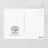 Gloeiend groen smoothie recept briefkaart (Achterkant)