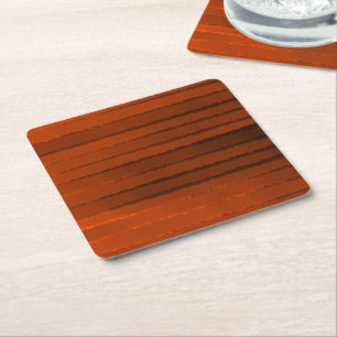 gloeiend heet spul vierkante kartonnen onderzetter