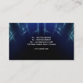 gloeiend hoog visitekaartje (Achterkant)