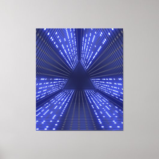 gloeiend licht canvas afdruk (Voorkant)