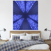 gloeiend licht canvas afdruk (Insitu (Slaapkamer))