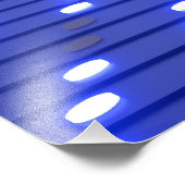 gloeiend licht foto afdruk (Hoek)