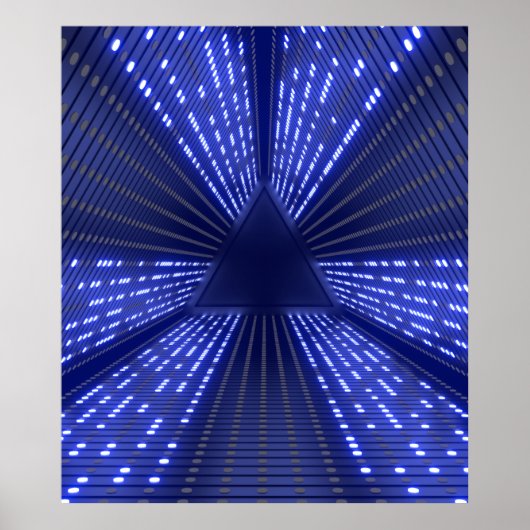 gloeiend licht poster (Voorkant)