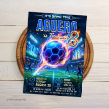 Gloeiend Neon Voetbal - Futuristische Voetbal Verj
