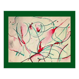 Gloeiend ras perfect poster