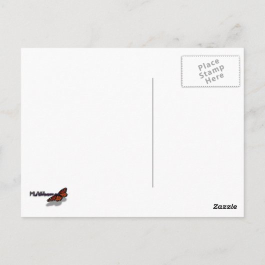 Gloeiend zure bladeren in het bos briefkaart (Achterkant)