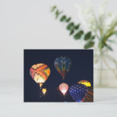 Gloeiende ballonnen briefkaart (Staand voorkant)