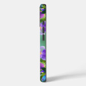 Gloeiende blauwe vlinder in Fairy Garden Case-Mate iPhone Case (Achterkant / Links)