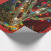 gloeiende cactus cadeaupapier (Hoek)