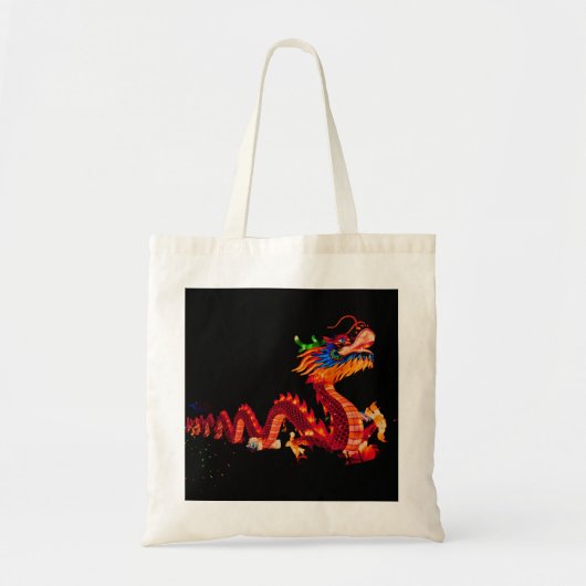 Gloeiende Chinese Parade Dragon Tote Bag (Voorkant)
