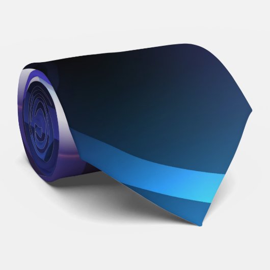 Gloeiende cirkels stropdas (Opgerold)