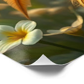 Gloeiende Dragon Fairy Art Perfect Poster (Hoek)