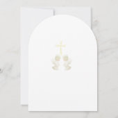 Gloeiende engelen doop uitnodiging (Achterkant)