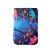 Gloeiende etherische Oerwoud oase ontwerp Badmat (Voorkant Verticaal)