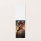 Gloeiende Fairy Wings Achtergrond Visitekaartjes (Buitenkant ongevouwen)