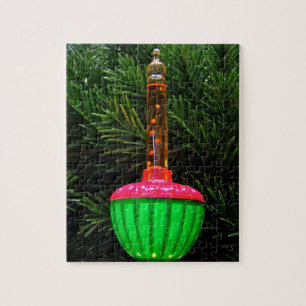 gloeiende feestdag legpuzzel