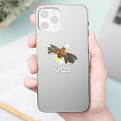 Gloeiende Firefly Lampyridae gepersonaliseerd Sticker (Telefoon)