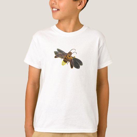 Gloeiende Firefly Lampyridae T-shirt (Voorkant)