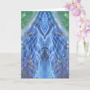 Gloeiende Godin Aura Licht Esoterische Meditatie Kaart
